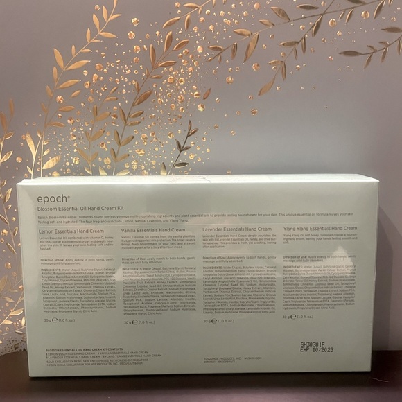Nu Skin Epoch Blossom Essential Oil Hand Cream Kit - Picture 2 of 3